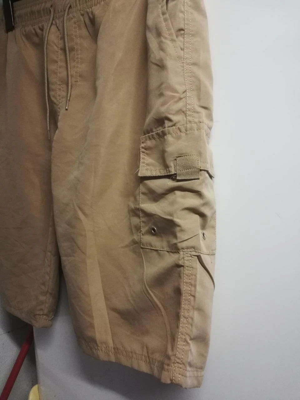 Bermudas (largo 60 cm) elástico Ecru/Sable etiqueta T.XL – photo 7